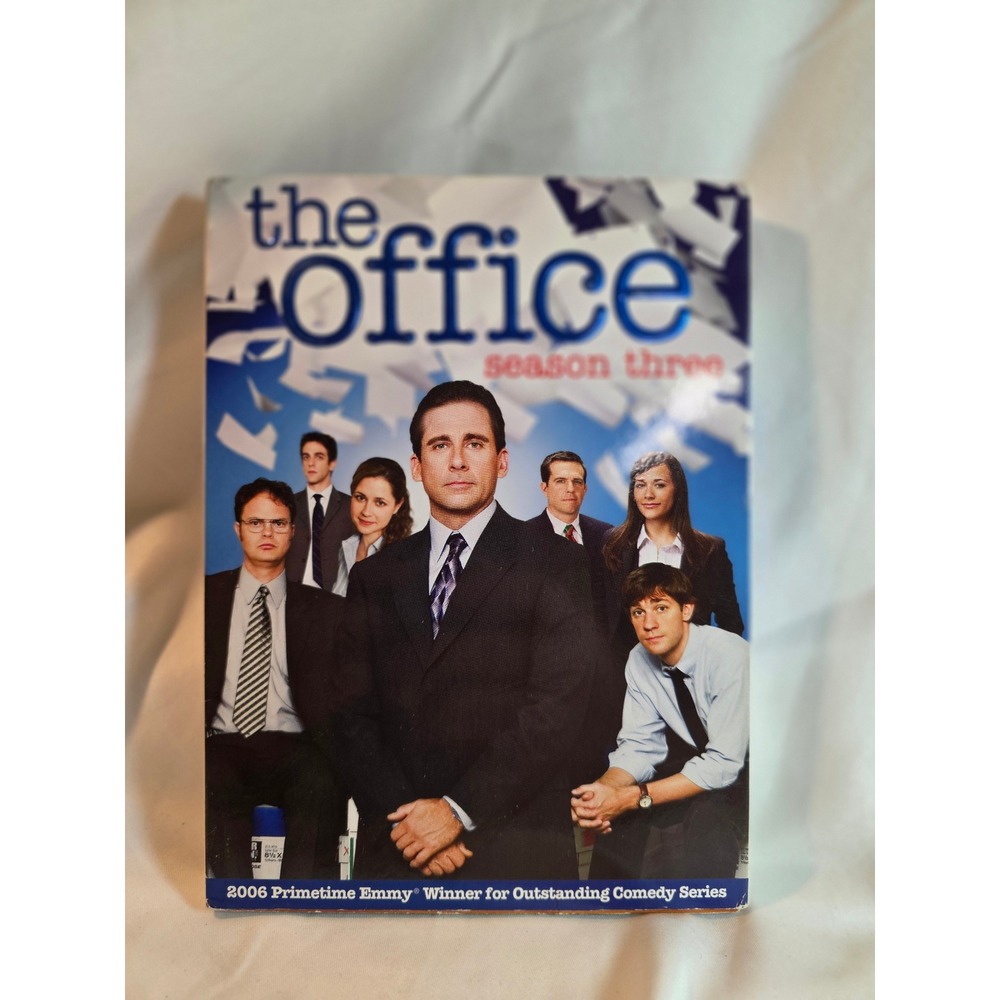 The Office Season Three DVD 4-Disc Box Set 2006 Emmy Winner Steve Carell